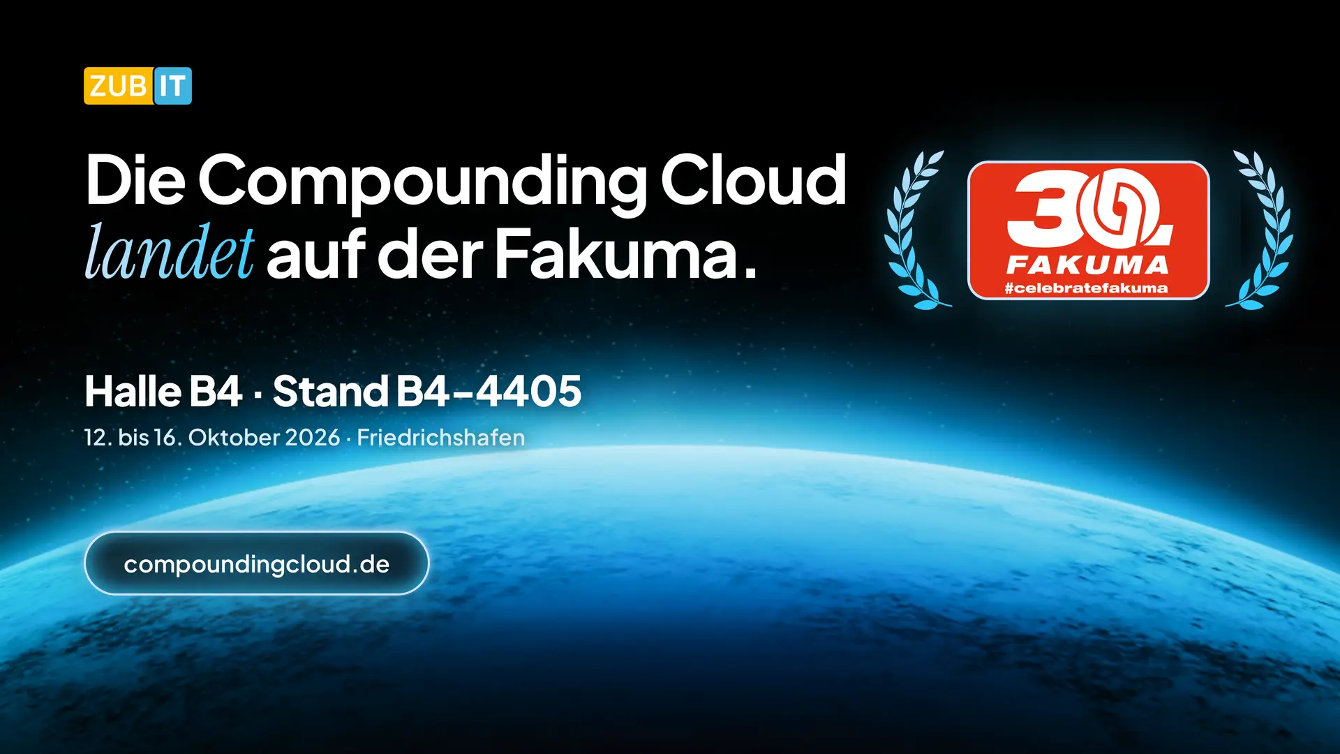 Die Compounding Cloud auf der Fakuma 2026 – Halle B4, Stand B4-4405